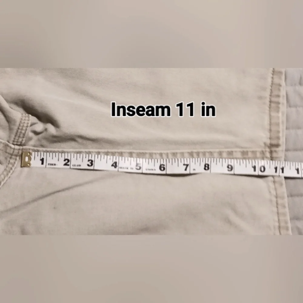 Lee Dungarees Men's Size 32L Carpenter Utility Beige Khaki Shorts - Picture 13 of 13